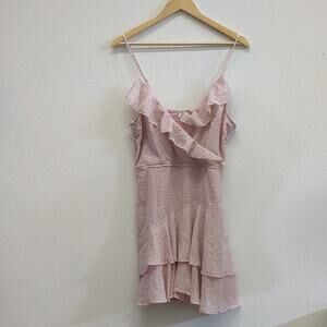Jasper‎ Pink Ruffle Romper dress easter outfit size L